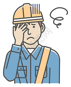 男性蓝领工人手势图成人维修压力衣领工匠商业建筑专家家庭悲伤图片