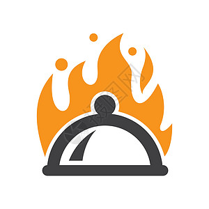 热食标志图片派对美食横幅烧烤标识香肠咖啡店餐厅邮票烹饪背景图片