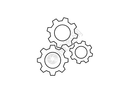 外观样式齿轮向量图标团队合作商业插图圆圈机器乐器工作金属引擎图片