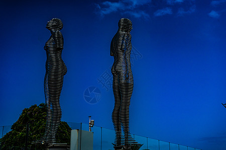 美狄亚雕像乔治亚州尼诺和阿里高清图片