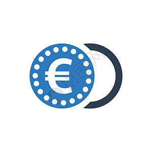 欧元硬币图标货币金融图片