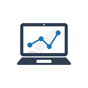 营销报告图标交通数据统计背景图片