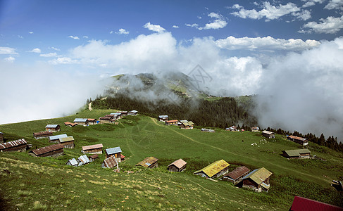 萨尔高台 里兹 土耳其 高地观 自然景观奇迹绿色景点天气农业风景大自然空气观光大小图片