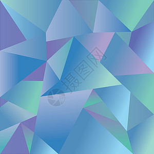抽象渐变和角形蓝色几何学技术卡片水晶折纸玻璃马赛克墙纸多边形图片