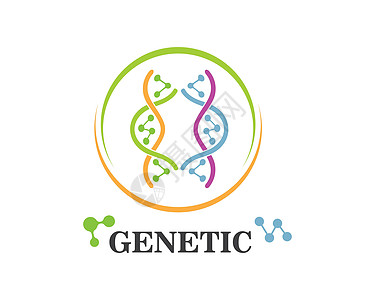 Dna 遗传标志图标它制作图案生物学细胞螺旋化学测试技术生活生物代码科学图片