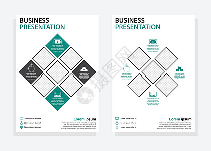 业务封面设计模板 宣传册设计模板 非常适合商业营销促销演示审计技术交通推介会插图网站数据战略图表网络设计图片