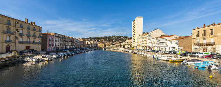 法国奥西塔尼 Herault Sè运河全景图片