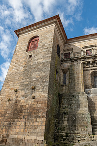 Viseu的大教堂和Cloister大楼手工旅游建筑主教区石头历史宗教树木建筑学教会图片