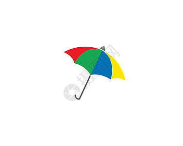 雨伞标志 vecto遮阳棚阳伞黄色下雨黑色白色商业气象收藏太阳图片