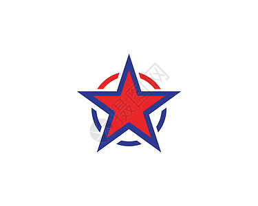 星形徽标模板矢量图标它制作图案速度射线力量商业品牌领导者星星领导推广插图图片