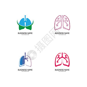 肺部保健标志模板 会徽 设计理念 创意符号 图标 矢量图诊断健康标识工作室办公室解剖学结核药店身体科学图片