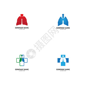 肺部保健标志模板 会徽 设计理念 创意符号 图标 矢量图办公室解剖学公司药店诊断外科工作室健康结核器官图片