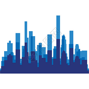 现代城市天际线 城市剪影 平面设计中的矢量图解摩天大楼横幅天空全景房子财产办公室建筑学旅行建筑图片