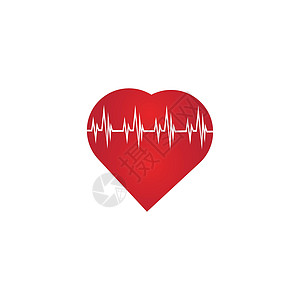 心率图标健康监视器 红色心率 血压矢量 iconheart 欢呼心电图情况心脏病学速度脉冲曲线生活绘画卡通片频率海浪图片