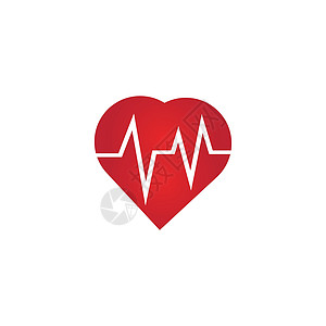 心率图标健康监视器 红色心率 血压矢量 iconheart 欢呼心电图情况生活海浪频率科学速度服务卡通片韵律心脏病学图片