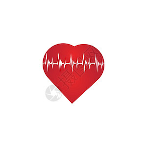 心率图标健康监视器 红色心率 血压矢量 iconheart 欢呼心电图韵律生活医院心脏病学绘画速度科学曲线情况创造力图片