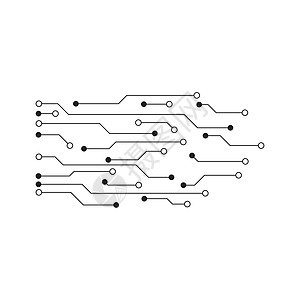 电路图设计矢量符号日志芯片概念处理器工程技术科学电脑艺术插图计算图片