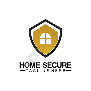 家庭安全标志智能房屋标志设计 家庭保护标志设计模板 矢量盾牌和房子标识图电脑机构后卫建筑学警卫插图建筑建造技术互联网图片