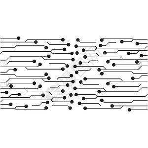 电路图设计矢量符号日志科学处理器工程技术电脑插图艺术计算电路概念图片