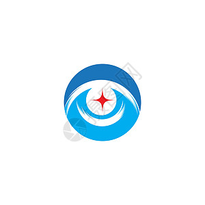 眼睛护理矢量标志设计软件网络安全商业健康公司身份创造力回收技术图片