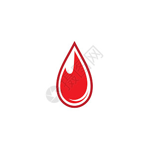 血液标志矢量图解模板液体水滴帮助医疗白色生活红色援助背景图片