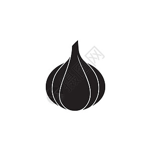 大蒜标志图标符号设计 vecto蔬菜蒜头植物维生素标识农业元素食物厨房插图图片