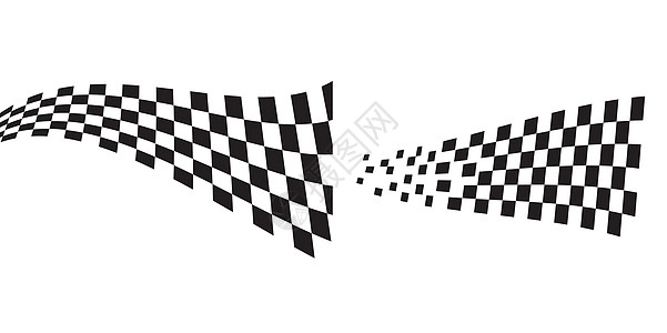 赛旗图标简单设计赛旗日志运动黑色摩托车发动机优胜者白色胜利成功旗帜竞赛背景图片
