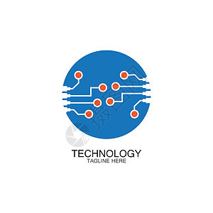 电路技术标志矢量数据活力标识插图互联网网络蓝色公司电子产品电脑背景图片