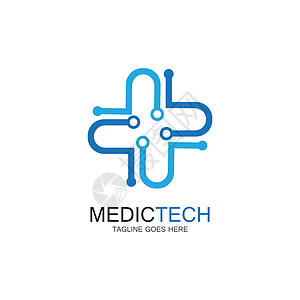 医疗技术标志设计 vecto创新创造力身份公司活力商业药品互联网生物学科学图片