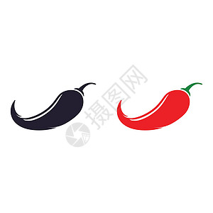 辣椒矢量图标它制作图案美食菜单绿色蔬菜餐厅胡椒线条小吃标签白色图片