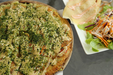 Bizza 日式日本比萨甜点蛋糕煎饼盘子食物午餐小吃早餐饼子地区图片