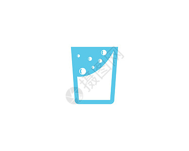 它制作图案的水杯矢量酒吧蓝色稻草杯子塑料饮食牛奶饮料眼镜液体图片