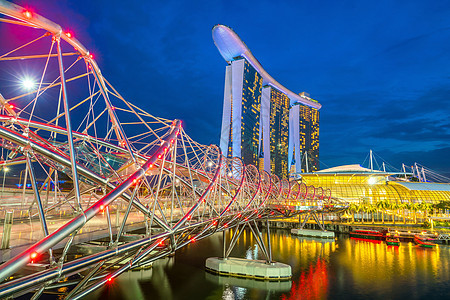 新加坡市中心天线金融酒店全景建筑学商业天空景观场景城市摩天大楼图片