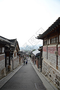 朝鲜老城街道文化古董建筑城市旅游历史房子建筑学旅行图片