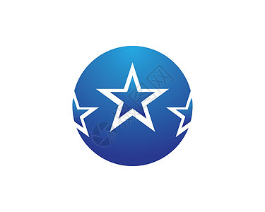 明星标志模板星星插图公司领导者标识射线商业领导品牌团队图片