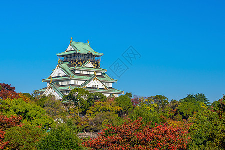 大阪大阪城堡花园文化历史旅行城市观光世界地标忍者博物馆图片