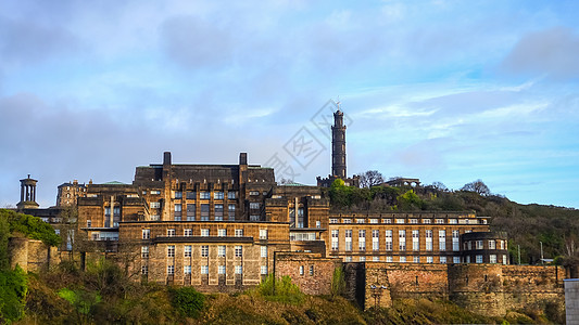 爱丁堡老城景象建筑学天际景点建筑纪念碑柱子外观景观城市文化图片