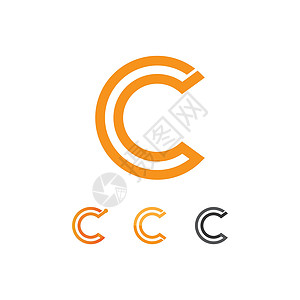 维生素 C 标志和字体 C 字母标识和设计业务胶原插图科学柠檬饮食橙子食物卫生血清保健图片