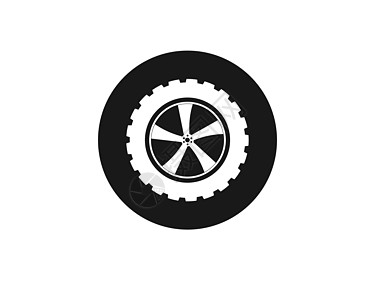 轮胎标志矢量模板圆形贴纸插图服务标签维修白色汽车质量店铺图片
