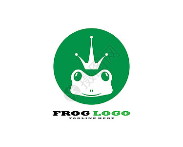 青蛙标志模板 vecto动物插图热带蹼状两栖艺术卡通片蝌蚪荒野绿色图片