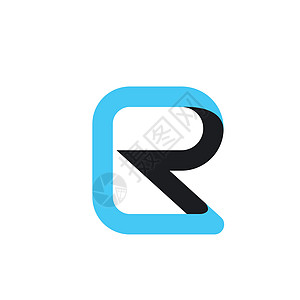 R 字母图标业务矢量设计字体公司创造力办公室插图标签推广营销网络卡片图片