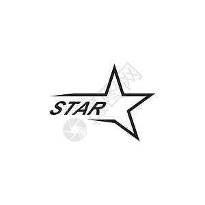 星形徽标模板矢量图标它制作图案速度身份推广射线快感公司团队插图商业领导者图片