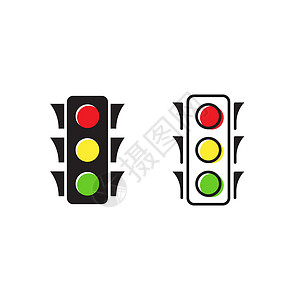 红绿灯图标安全高速公路高清图片