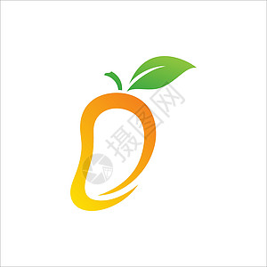 芒果图标矢量图设计植物标志卡通片果味徽章甜点水果营养果汁食品图片