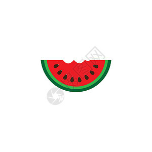 西瓜标志 vecto插图水果黑色甜点艺术饮食网络标识食物绿色图片