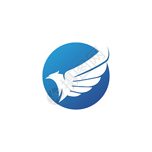 猎鹰翼图标模板 vecto航班金子翅膀奢华插图标识团队标签创造力金融图片