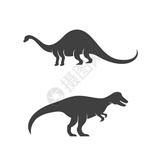 恐龙图标模板矢量它制作图案怪物卡通片剑龙丛林侏罗纪蜥蜴收藏乐趣爬虫食草图片