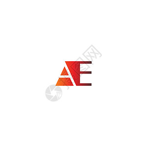 字母 AE 标志组合图片