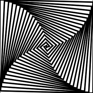 黑白催眠背景纺织品螺旋漩涡插图圆圈长方形魔法马赛克素描浴室图片
