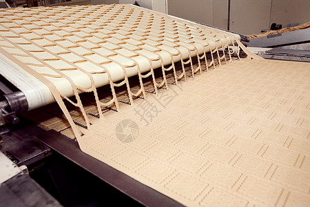 生产工厂工厂里做饼干的机器产品商业巧克力食物机械工作面包烘烤食品加工技术背景